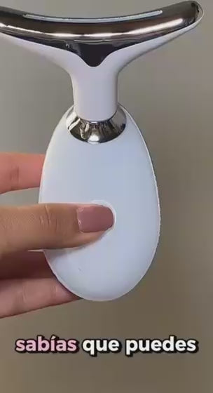 Masajeador Facial Cuello LED Antiedad